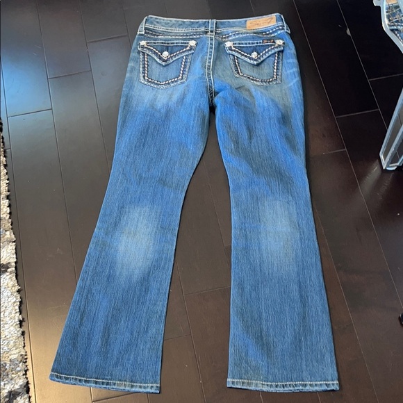 Seven Jeans Bootcut 8 Women's Blue Jeans. 32.5" Inseam10" Rise17.5" Leg Opening - Picture 4 of 9